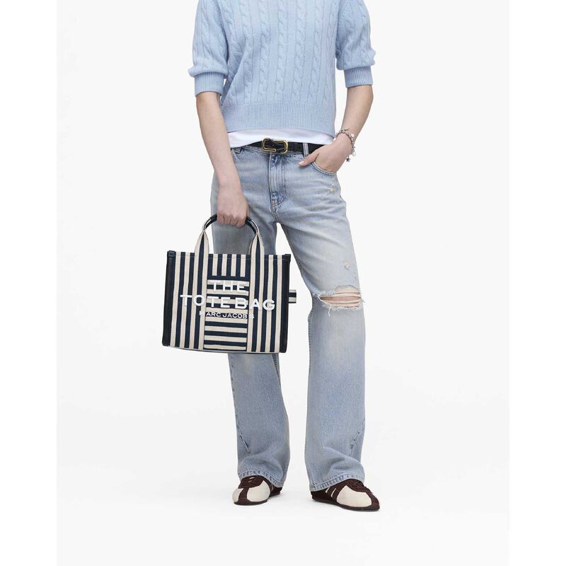 MARC JACOBS The Stripe Canvas Medium Tote Bag image number 1